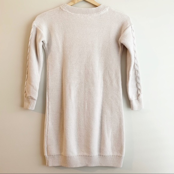 SOLD Gap | Kids Cream Sweater Dress, Size Medium - Picture 6 of 8